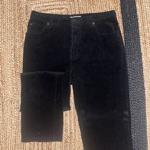 Vintage Mid Rise Corduroy Straight Leg Pants